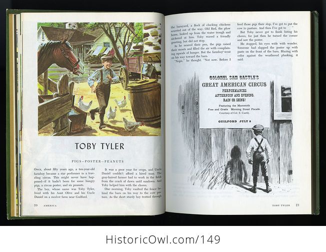 Vintage Childrens Book Walt Disneys America C1965 - #pdFDbxLzKBk-9
