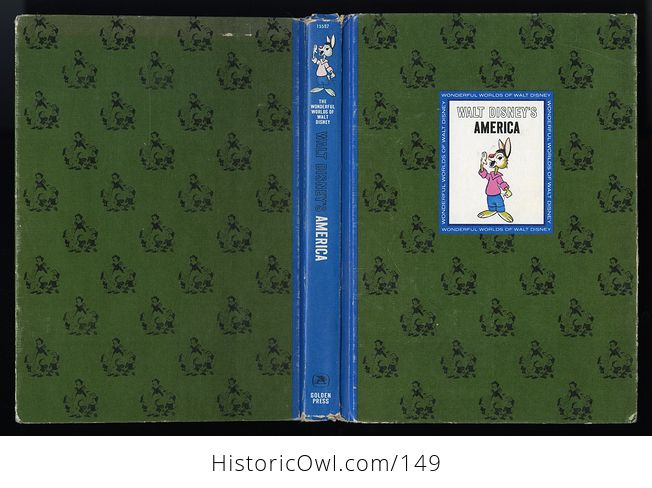 Vintage Childrens Book Walt Disneys America C1965 - #pdFDbxLzKBk-3