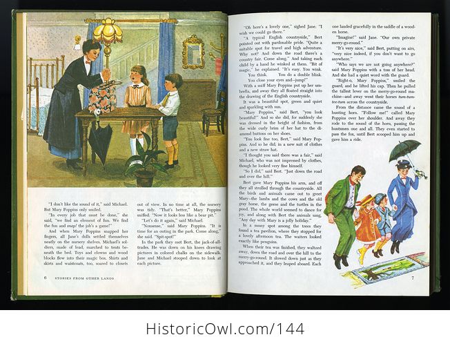 Vintage Childrens Book Walt Disneys Stories from Other Lands C1965 - #baUGIrciopc-3
