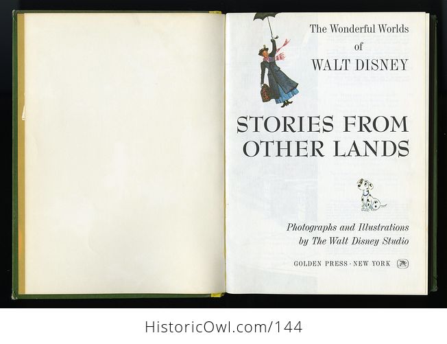 Vintage Childrens Book Walt Disneys Stories from Other Lands C1965 - #baUGIrciopc-4