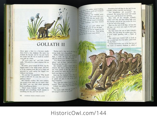 Vintage Childrens Book Walt Disneys Stories from Other Lands C1965 - #baUGIrciopc-8