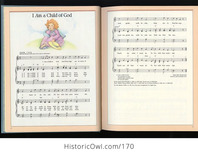 Vintage Childrens Song Book of the Church of Jesus Christ of Latter Day Saints C1989 - #3eiNmLzgumU-7