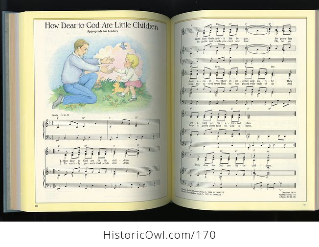 Vintage Childrens Song Book of the Church of Jesus Christ of Latter Day Saints C1989 - #3eiNmLzgumU-9