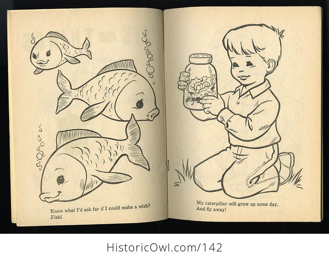 Vintage Coloring Book Pets and Things C1962 - #VTpjfhygs1U-4