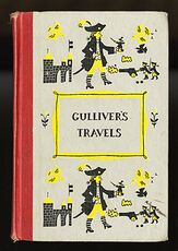 Vintage Gullivers Travels Illustrated Book by Jonathan Swift Junior Deluxe Editions C1954 #jQZp5x6L8ig