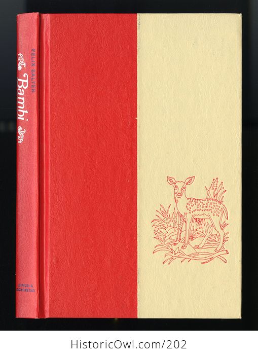 Vintage Illustrated Book Bambi by Felix Salten C1956 - #C0mZiCmDWsM-1