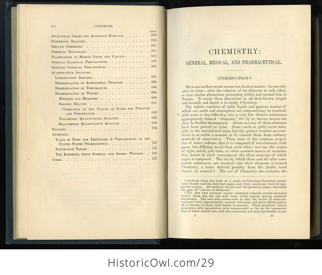 Vintage Illustrated Book Chemistry General Medical and Pharmaceutical by John Attfield C1894 - #hpcxEfCScAA-3