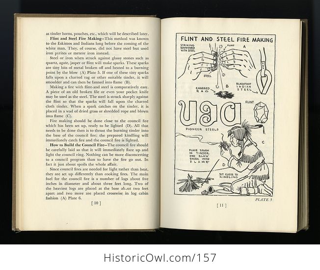 Vintage Illustrated Book Council Fires by Ellsworth Jaeger C1949 - #G82GEtcOLu8-3