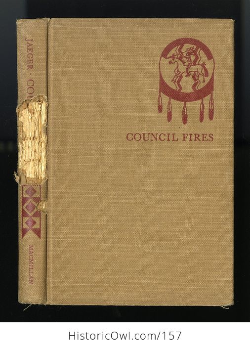 Vintage Illustrated Book Council Fires by Ellsworth Jaeger C1949 - #G82GEtcOLu8-1