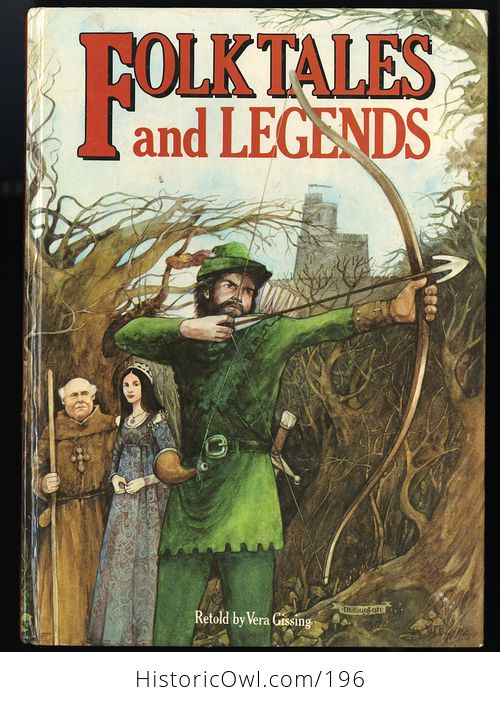 Vintage Illustrated Book Folk Tales and Legends Retold by Michaela Tvrdikova and Translated by Vera Gissing C1981 - #43fA1pXfSHY-1