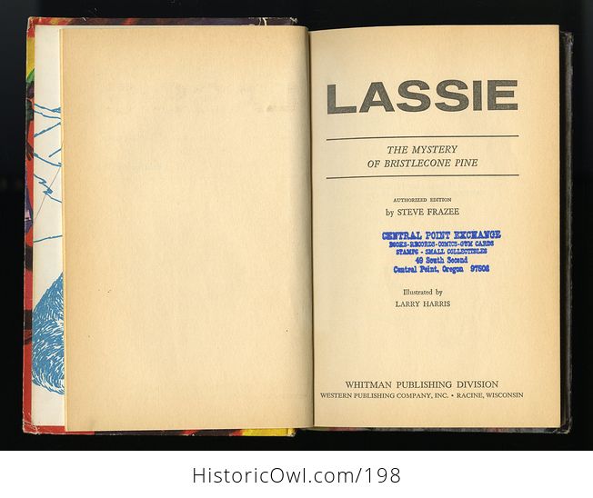 Vintage Illustrated Book Lassie the Mystery of Bristlecone Pine C1967 - #eXcQ8tiSsL8-4
