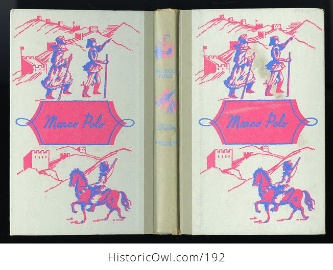 Vintage Illustrated Book Marco Polo by Manuel Komroff Junior Deluxe Editions C1952 - #UwrfTmvGrCI-2