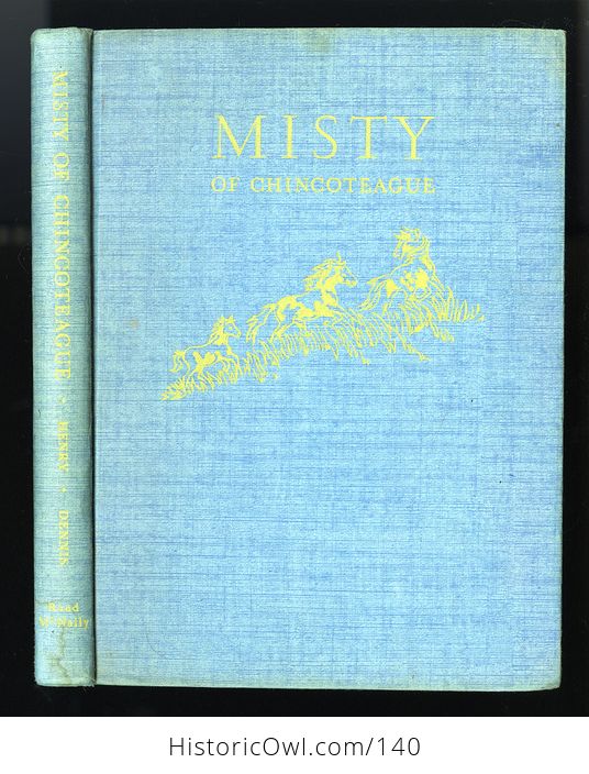 Vintage Illustrated Book Misty of Chincoteague by Marguerite Henry C1963 - #UsOjNQ3SR8M-1