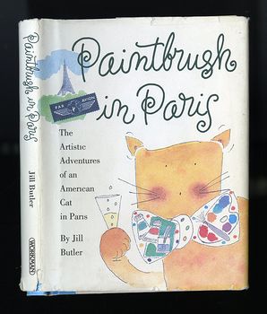 Vintage Illustrated Book Paintbrush in Paris by Jill Butler C1994 #NOaTt8kWwBQ