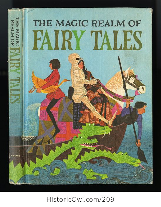Vintage Illustrated Book the Magic Realm of Fairy Tales Illustrated by Leslie Gray and Judy Stang Whitman Publishing Divison C1968 - #BCzwqpEadE8-1