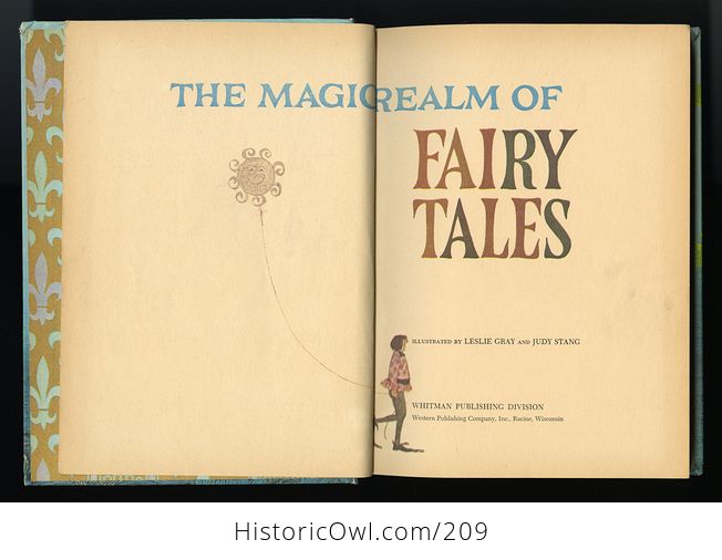 Vintage Illustrated Book the Magic Realm of Fairy Tales Illustrated by Leslie Gray and Judy Stang Whitman Publishing Divison C1968 - #BCzwqpEadE8-8