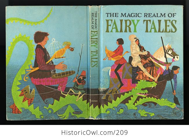 Vintage Illustrated Book the Magic Realm of Fairy Tales Illustrated by Leslie Gray and Judy Stang Whitman Publishing Divison C1968 - #BCzwqpEadE8-6