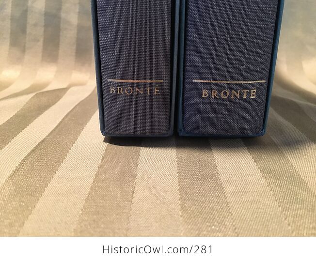 Vintage Illustrated Books Jane Eyre by Charlotte Bronte and Wuthering Heights by Emily Bronte Random House Two Book Boxed Set 1974 - #eR4yxLF6HWk-3