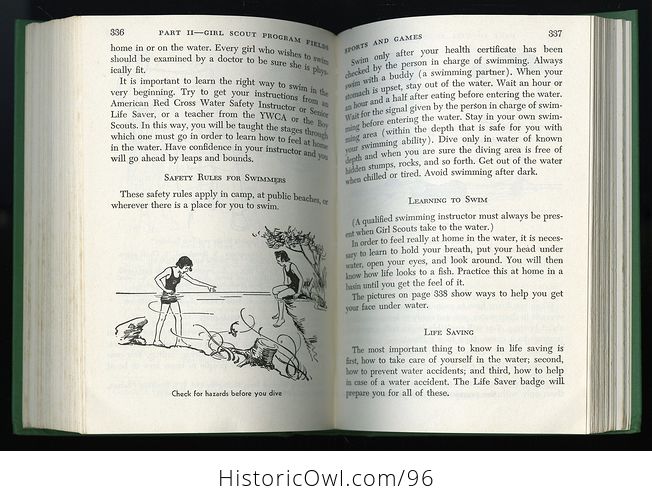 Vintage Illustrated Girl Scout Handbook Intermediate Program 1947 - #pNI5JDmaRiI-5