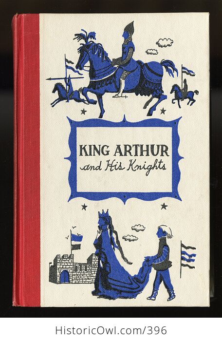 Vintage King Arthur and His Knights Illustrated Book by Henry Frith Junior Deluxe Editions C1955 - #64vPosgBgIA-8
