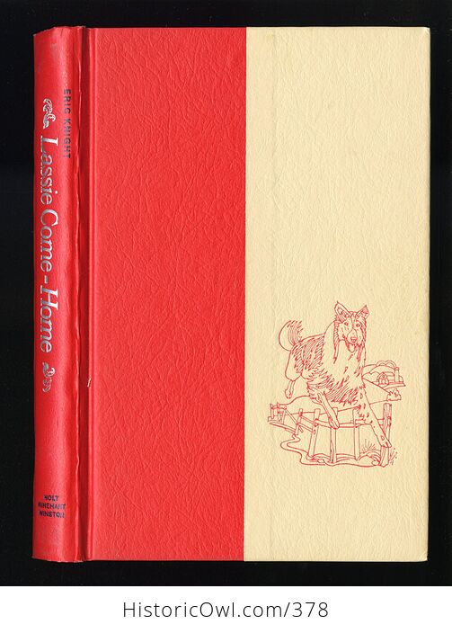 Vintage Lassie Come Home Illustrated Book by Eric Knight Holt Rinehart and Winston C1964 - #OIYQHc1MNiU-1