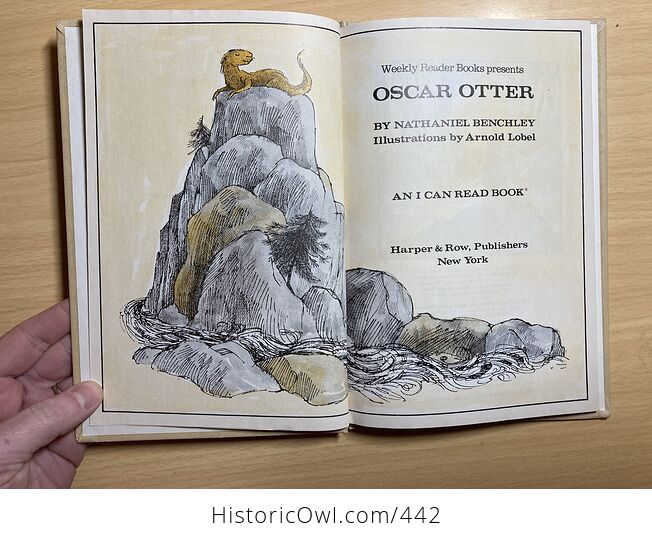 Vintage Oscar Otter Book by Nathaniel Benchley Illustrated by Arnold Lobel an I Can Read Book C1966 - #56aFY2lw2e0-2