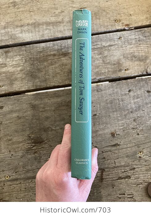 Vintage the Adventures of Tom Sawyer Illustrated Book by Mark Twain Childrens Classics C1954 - #a4Xw1McJl3k-1