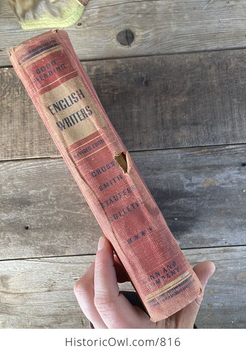 Well Loved English Writers Book by Tom Peete Cross Reed Smith Elmer Stauffer and Elizabeth Collette C1945 - #dkt9R0dXb8A-21