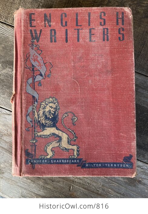 Well Loved English Writers Book by Tom Peete Cross Reed Smith Elmer Stauffer and Elizabeth Collette C1945 - #dkt9R0dXb8A-1