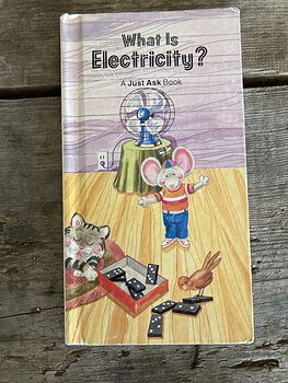 What Is Electricity a Just Ask Book by Chris Arvetis and Carole Palmer C1986 #XVdgVKNPdqI