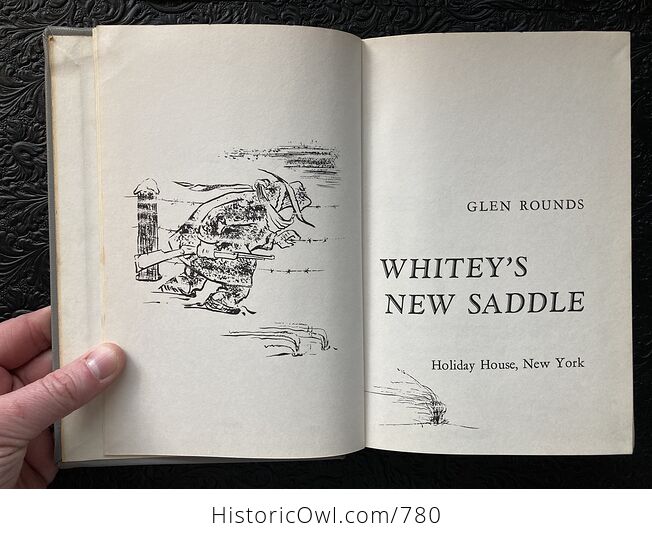 Whiteys New Saddle Vintage Book Written and Illustrated by Glen Rounds - #i6PTGFRAqQs-5