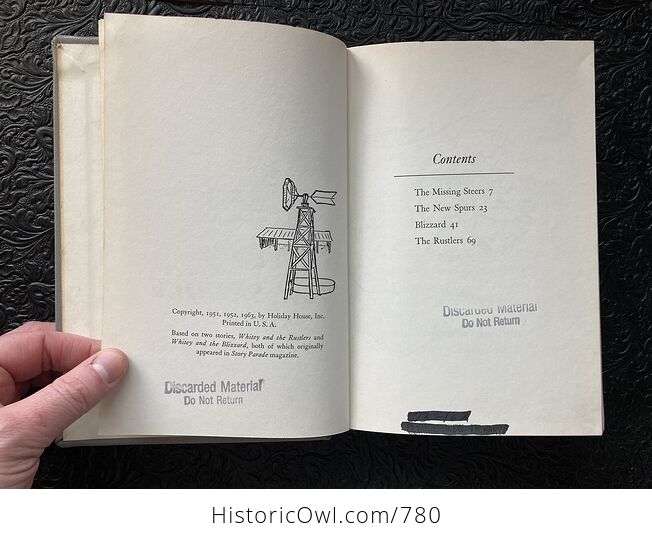 Whiteys New Saddle Vintage Book Written and Illustrated by Glen Rounds - #i6PTGFRAqQs-6
