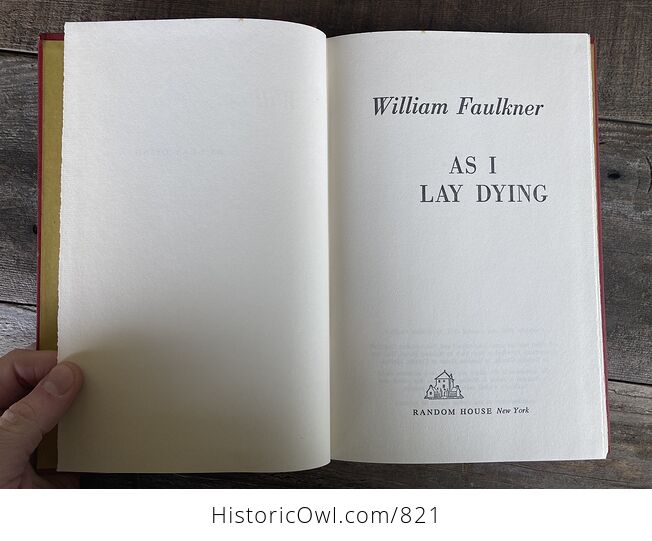 William Faulker Book Set As I Lay Dying Sanctuary the Sound and the Fury Random House C1950s - #VEgmOkQKRJQ-13