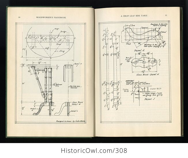 Woodworkers Handbook Antique Illustrated a Practical Manual for Guidance in Planning Installing and Operating Power Workshops C1932 - #rEmiMHhGFZ8-6