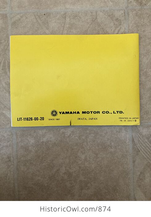 Yamaha Tt500c Owners Manual 583 28199 10 - #PSYBvHeEtWc-2