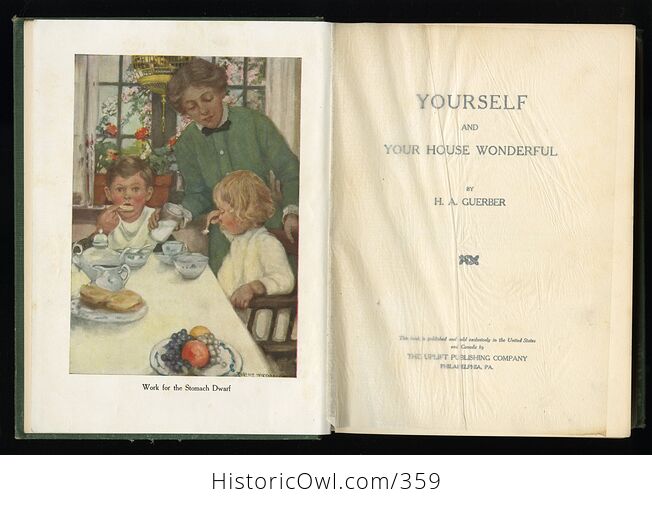 Yourself and Your House Wonderful Antique Illustrated Book by H a Guerber C1913 - #FXubTn939jg-6